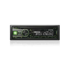 CD-Receiver-USB-Controller-CDE-190R-green-front